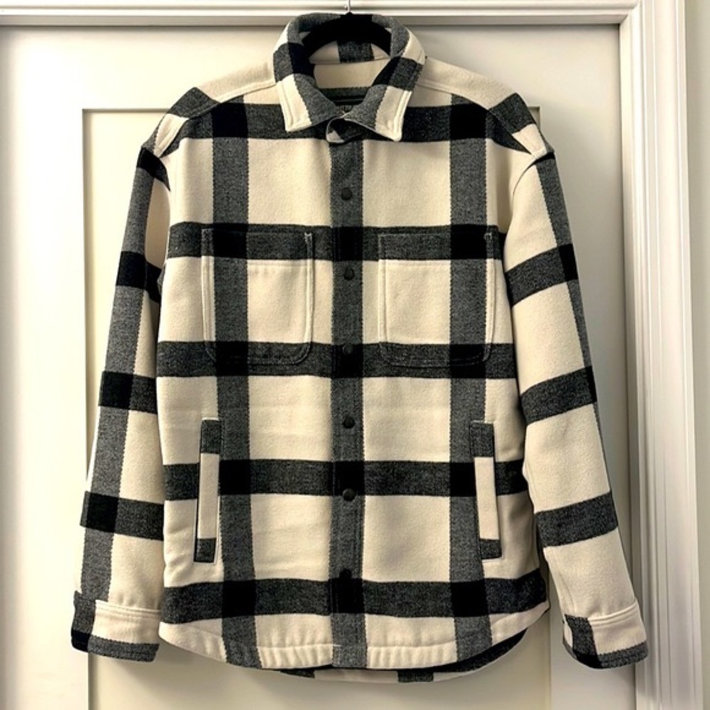 AMERICAN EAGLE Unisex / Men’s Super Heavy Plaid Shirt Jacket, Sz S - Worn Once